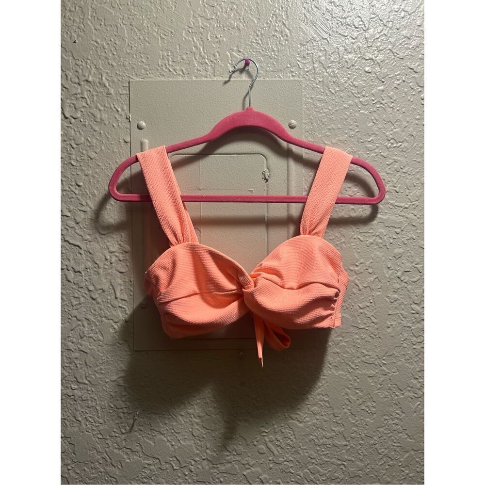 Xhilaration Orange Swimsuit Top Woman’s Size D/DD